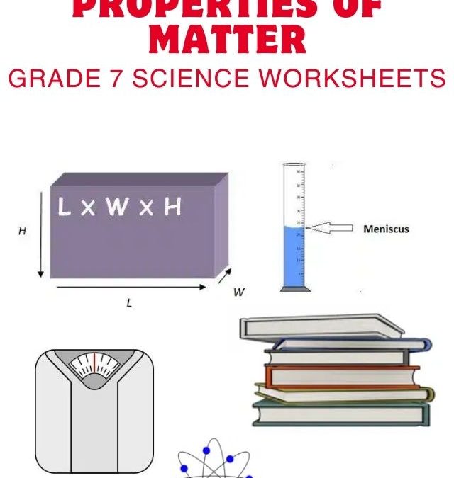 Grade 7 Matter Properties Worksheets