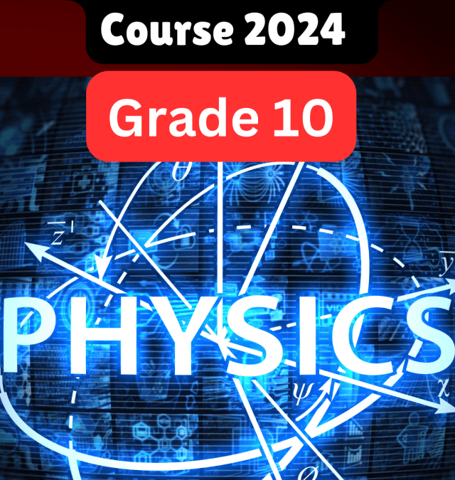 Physics Summer Course 2024 for High School