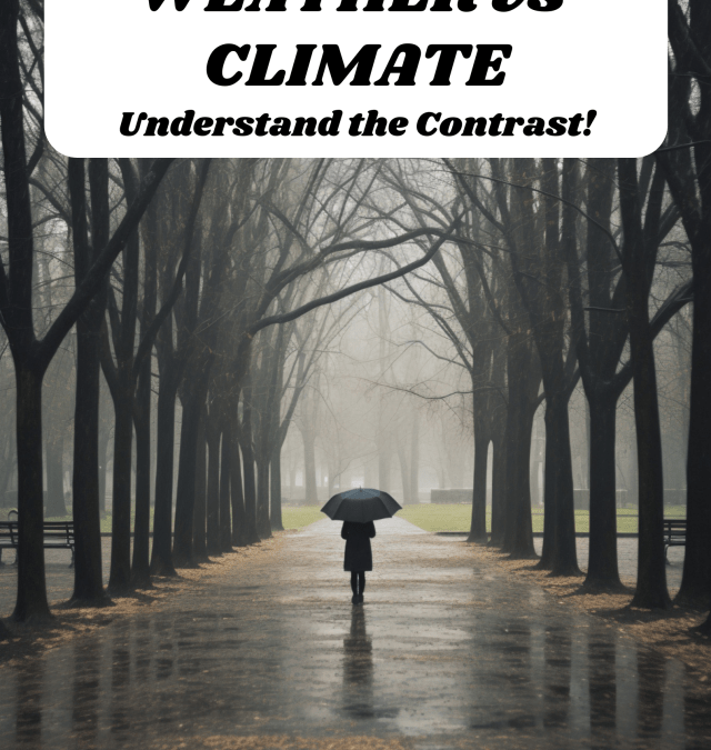 Exploring Weather and Climate: What Sets Them Apart?